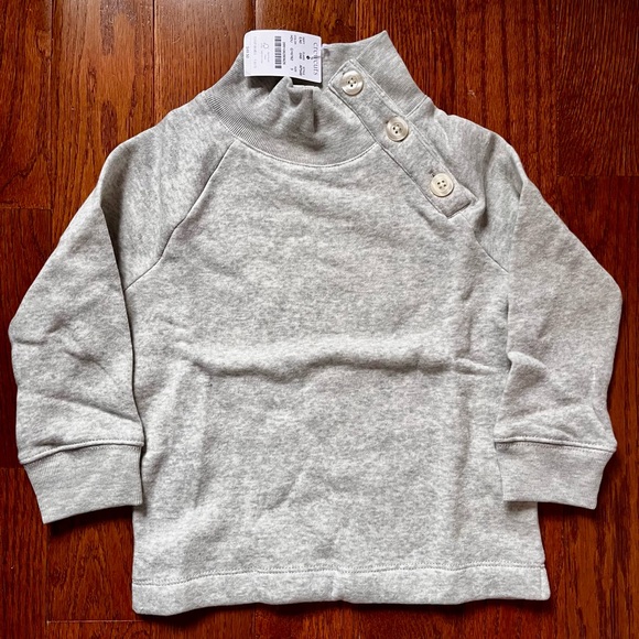 JCREW Toddler Girl Fleece Lined Sweater, size 3, NWT - Picture 1 of 7